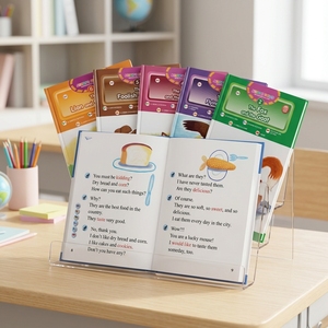 หนังสือเสียงสำหรับเด็กพร้อมปากกาพูดได้ 6 เรื่องราวของอีซอป ภาษาอังกฤษ จีน ฝรั่งเศส เยอรมัน อิตาลี ใช้แบตเตอรี่ลิเธียม - Product Image 3