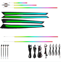 Kit de Actualización de Luz Ambiental Dinámica de 64 Colores y 12V W212 para Clase E 2010-2015, Accesorios de Iluminación LED