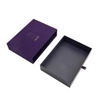 Nouveauté : Coffret de gants de qualité supérieure, boîte à tiroir coulissant en carton rigide, logo personnalisé, ruban, boîte d'emballage pour gants