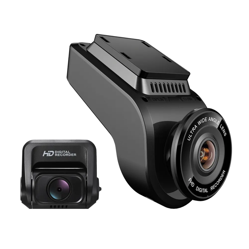Full hd dual car dash cam 4k wifi gps camera smar mini dvr 1080p monitor registratore portatile fotocamera auto nascosta dash cam camera