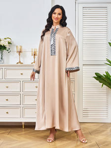 Mode modeste de haute qualité femmes musulmanes vêtements islamique Long gland couleur unie pendentif robe <span class=keywords><strong>femme</strong></span> <span class=keywords><strong>marocaine</strong></span> <span class=keywords><strong>Djellaba</strong></span> MT312 - Product Image 4