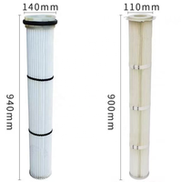 Élément filtrant pour dépoussiéreur de centrale à béton 150x920, filtre OEM pour silo à ciment fabriqué au Zhejiang
