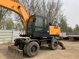 Excavateur à roues Hyundai 210W-7 210W-9 d'occasion d'origine coréenne en bon état de 21 tonnes à vendre - Product Image 5