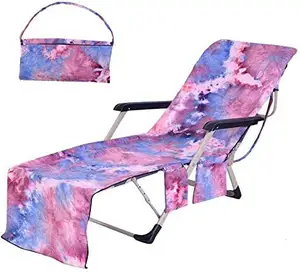 Lounge Stuhl bezug Mikro faser Strand tuch Swimmingpool Lounge Stuhl bezug mit Taschen Feiertage Sonnenbaden Schnellt rocknend Terry T.