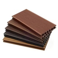 Planches de terrasse classiques en WPC, antidérapantes, en composite bois-plastique, durables, écologiques