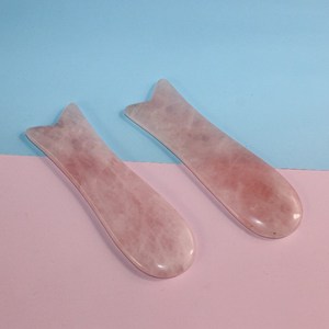 Bán buôn 100% tự nhiên thạch anh hồng guasha đá màu tím ngọc bích <span class=keywords><strong>gus</strong></span> SHA công cụ màu tím pha lê massage mặt gua SHA - Product Image 2