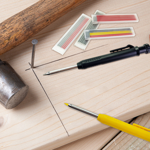 KHY Travail Du Bois Long Nez Trou Profond Recharge Mécanique Construction Travail Outils Marquage Scriber Solide Charpentier <span class=keywords><strong>Crayon</strong></span> - Product Image 2