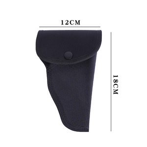 Sac de rangement portable DF24 en tissu Oxford 21CM x 6CM, pochette tactique noire pour patrouille, entraînement, sécurité, vente en gros - Product Image 4