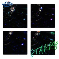 HAIZG — projecteur USB lumineux, pour l'intérieur de la voiture, lumière d'atmosphère, décoration, lumières led RGB