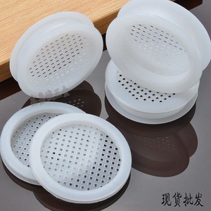 Grille de ventilation en plastique, ouverture 60 mm, panneau 16 mm, blanc, design minimaliste, installation facile pour armoire de cuisine et placard - Product Image 5
