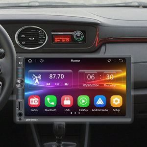 7 inch đôi DIN phổ Bảng điều khiển Carplay giấy phép MP5 Máy nghe nhạc gương liên kết 1 năm GPS USB Màn hình cảm ứng DSP FM Transmitter SD - Product Image 3