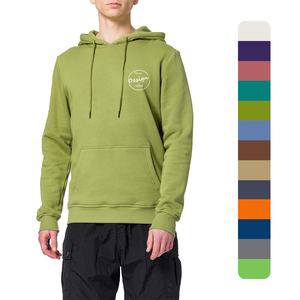 Tissu polaire personnalisé de haute qualité pour hommes en vrac 80 coton 20 sweats à capuche en polyester pull à capuche avec poche imprimée en relief pour hommes - Product Image 1