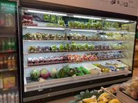 Étagères internes anti-oxydation, conformes aux normes alimentaires, empêchent la contamination secondaire des aliments, armoire réfrigérée commerciale pour la présentation des produits
