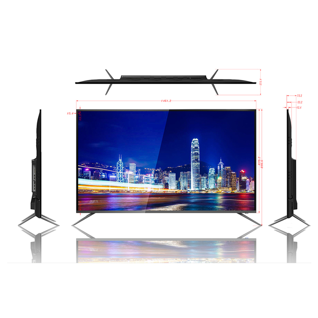 50 Inch Cinema Metal Base Plastic Frame UHD 4K Televisores Smart TV 4K