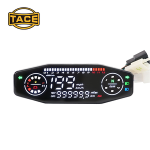 Compteur numérique LED universel pour moto avec voltmètre et jauge de carburant avec fil de capteur – Vente en gros - Product Image 6