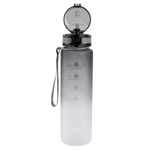 Botella de agua de plástico tritán, sin BPA, 32oz, 1000ml, para deportes, Fitness, con marcador de tiempo - Product Image 6