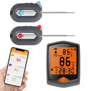 Smart APP Meat Thermometer Digital Wireless Cooking Oven Dual Probe Thermometer