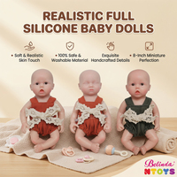 Poupées Reborn Belinda 6 pouces, corps entier en silicone souple, poupées Reborn réalistes, kit de poupées nouveau-né en silicone, jouets pour bébés, cadeaux