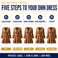 Robe courte personnalisée pour femme avec volants, col en V profond, manches longues bouffantes, taille à nouer, fabricant OEM ODM