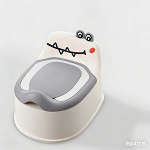 Inodoro Infantil con Diseño de Dinosaurio, Asiento de Inodoro Infantil Simple, Orinal para Bebés - Product Image 2