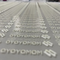Lettres en caoutchouc 3D personnalisées, logo 3D en silicone pour le cou, étiquettes thermocollantes pour vêtements