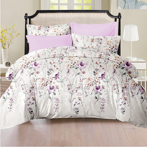 Nouveau design 85gsm tissu microfibre patchwork floral <span class=keywords><strong>imprimé</strong></span> lit housse de <span class=keywords><strong>couette</strong></span> ensemble - Product Image 2