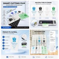 Film de protection intelligent pour téléphone portable en cuir grainé, pour machine de découpe – Meilleures ventes