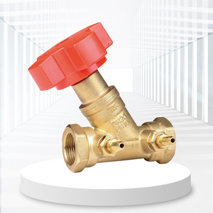 Guangdong Magnesium Special Brass Balancing Valve 1/2 Inch For Tap Water Regulation With Locking Feature - Product Image 1