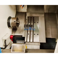 Tour à métaux horizontal à banc incliné lourd CNC TCK6340 Type Chine HengDaFlow Tour automatique avec contrôleur CNC