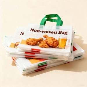 Emballage personnalisé pour pain et biscuits, résistant à l'humidité, isolé, biodégradable, design jetable, sac non tissé - Product Image 2