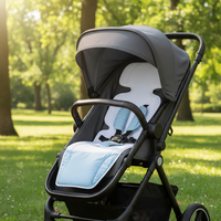 Coussinets OEM en tissu maillé pour poussettes pour bébés coussin de siège housse de poussette pour bébés pour sièges de voiture accessoires de poussette pour bébés de qualité supérieure
