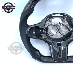 Volante de Coche Personalizado con Calefacción LED y Fibra de Carbono para <span class=keywords><strong>BMW</strong></span> G20 G21 G28 G22 G29 F87 G80 F82 - Product Image 5