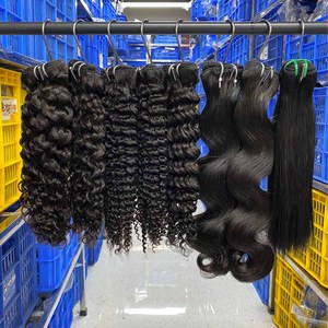 100% con người nguyên liệu vietna tóc bó Nhà cung cấp bán buôn nguyên liệu lớp biểu bì phù hợp tóc Việt Nam lớp biểu bì phù hợp nguyên liệu tóc bó - Product Image 3