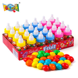 Caramelos Masticables Veganos con Sabor a Frutas Tipo Skittle-s en Botella de 35g para Distribución al por Mayor B2B - Product Image 2