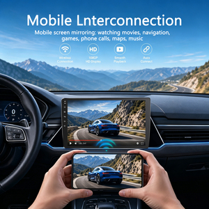 Pantalla IPS de 9 Pulgadas y 1280 * 720 Píxeles, Panel Táctil Capacitivo 2.5D, Android 2+64G, Compatible con <span class=keywords><strong>Youtube</strong></span>/Netflix/Navegación/Control Siri - Product Image 4