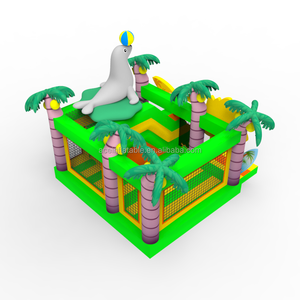 Casa de rebote inflable de animales de <span class=keywords><strong>playa</strong></span> y sol, gorila inflable para niños, fiesta, salto y Tobogán, Combo, <span class=keywords><strong>Castillo</strong></span> de salto <span class=keywords><strong>hinchable</strong></span> al aire libre - Product Image 6