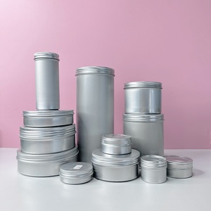 Latas Metálicas Redondas Vacías de 5g, 10g, 15g, 25g, 30g, 50g, 80g, 100g, 120g, Frascos de Aluminio para Almacenamiento de Crema Cosmética, Latas Metálicas al por Mayor - Product Image 1