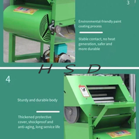 Machine à décortiquer les arachides humides/sèches haute capacité avec moteur en cuivre pur pour la récolte des arachides, idéale pour les foyers et les grandes exploitations agricoles, garantie 1 an