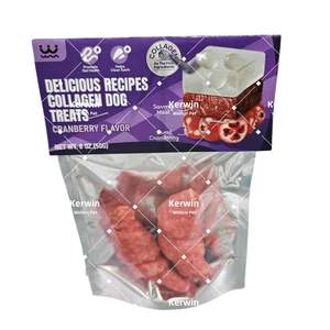 Vente en gros <span class=keywords><strong>de</strong></span> croquettes pour chiens, friandises dentaires pour chiens, croissants au collagène, saveur citrouille, bâtonnets à mâcher dentaires à haute teneur en protéines pour chiens - Product Image 6