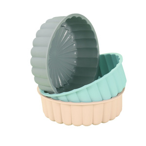 2026 Neue Modische Silikon-Kuchenform Backblech Rund DIY Ofenfest Multifunktionale Form - Product Image 1