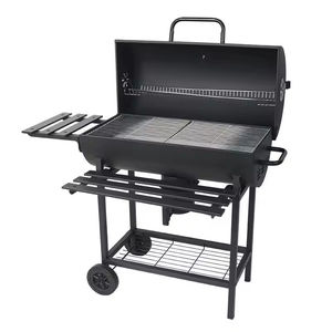 Premium Heavy-Duty Manual Rotisserie Chicken BBQ Grill <span class=keywords><strong>Kit</strong></span> Barril de hierro giratorio automático para fiestas al aire libre Estilo Premium - Product Image 2
