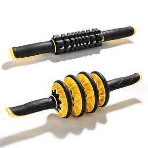 Roue abdominale réglable Fitness <span class=keywords><strong>Ab</strong></span>, rouleau Abdominal, bâton de Massage musculaire - Product Image 1