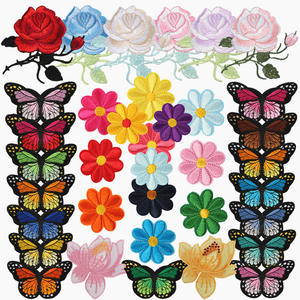 Vente en gros de patchs en fer brodés personnalisés 3D <span class=keywords><strong>Bonny</strong></span> Flowers pour sacs vêtements accessoires tissu sergé PVC matériel-Fabricants - Product Image 6