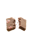 Gefreeze-droogde konijnenvlees-treats met aardbei, hoog eiwitgehalte, gezonde snacks voor katten en honden, volwaardige vitaminen, fruitsmaak