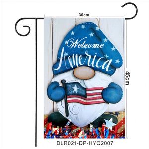 Bandera de Jardín para Celebración del Día de Acción de Gracias, Festival de Vacaciones Americano, Muñeca sin Rostro, Venta al por Mayor, Bandera del Día de la Independencia - Product Image 5