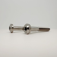 Vis à tête hexagonale à empreinte Torx en alliage de titane de qualité 5, grade 10.9/12.9, M8-50, finition anodisée pour moto/vélo