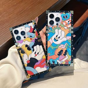 Patrón de grafiti de dibujos animados para <span class=keywords><strong>iPhone</strong></span> 17Air Phone Case 16pro Square Edge 15max a prueba de golpes 14 Plus <span class=keywords><strong>funda</strong></span> protectora 13 - Product Image 2