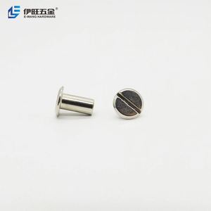 YIWANG, venta al por mayor, tornillo de Unión M5 de cabeza redonda plana, tornillo macho y hembra - Product Image 3