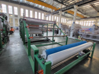 Tissu adhésif à Base d'eau Offre Spéciale, Machine à plastifier à bande de filet, prix pour la fabrication de tapis, chaussures en mousse éponge, Textie