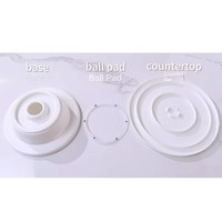 Plateau tournant en plastique TKT YK-275 de 11 pouces pour décoration de gâteaux, support rotatif à 360 degrés pour outils de pâtisserie, vente en gros